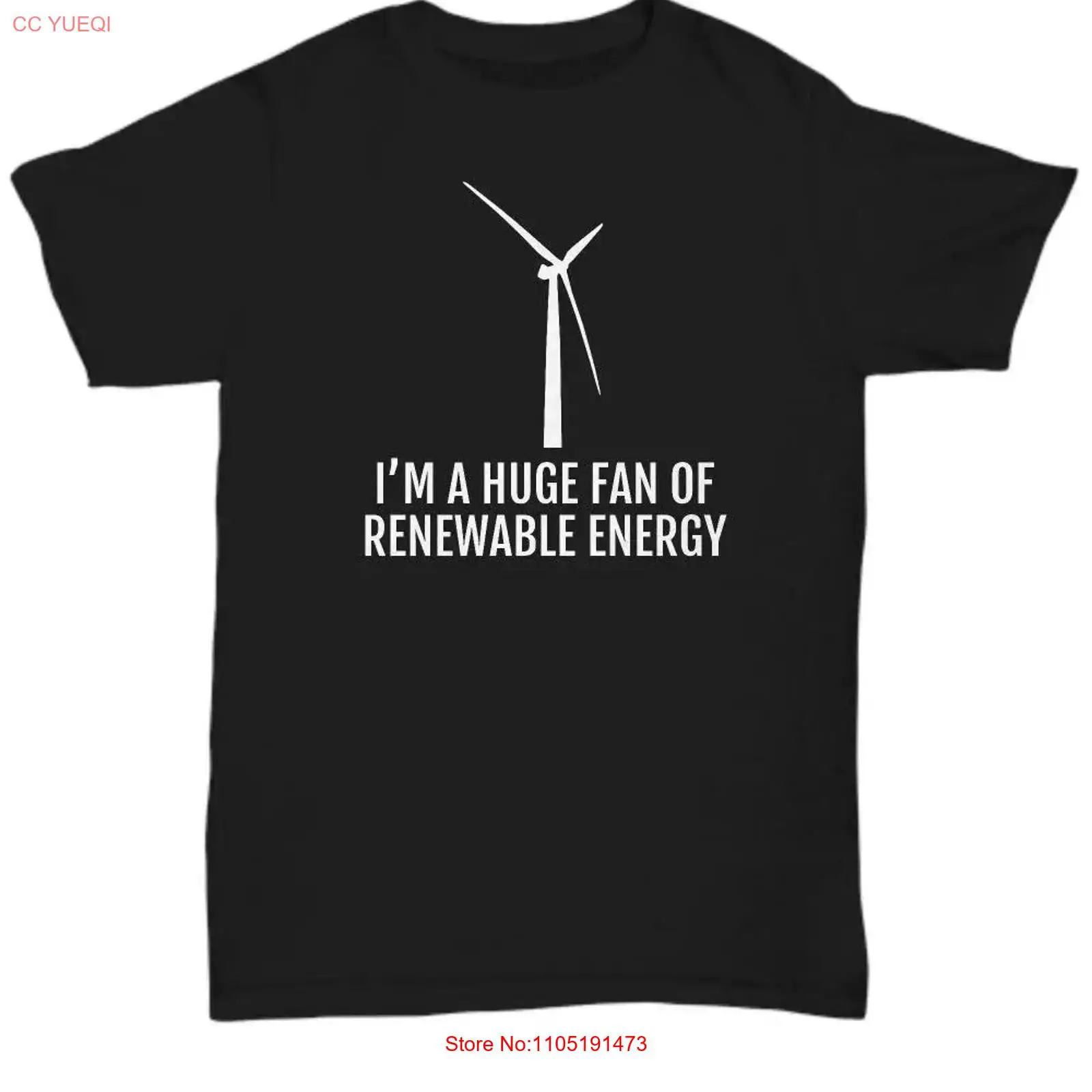 Renewable Energy In China - Windenergie T-shirt Schone klimaatverandering Ecologie Enorme