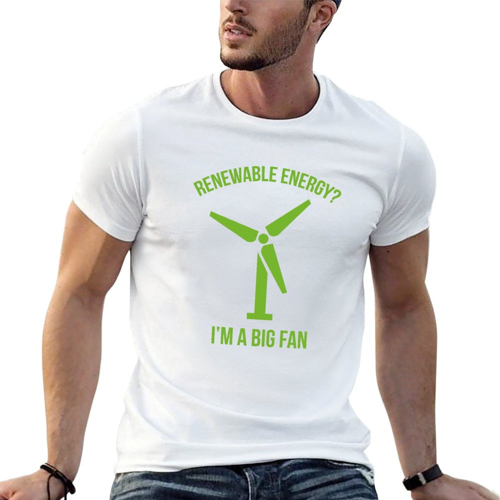 Renewable Energy In China - T-shirt met duurzame energie, klassieke print