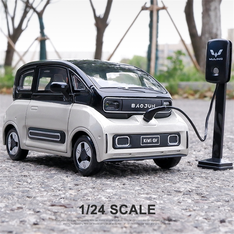Renewable Energy Kids - 1:24 baojun mini ev-legering nieuwe energie-automodel