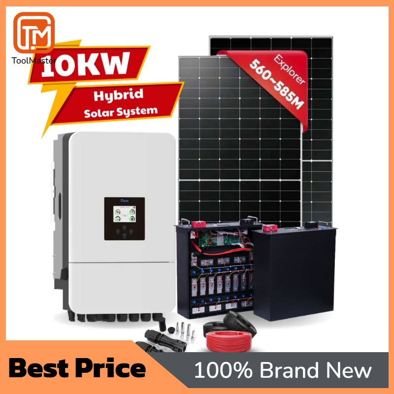 Hybrid Solar Inverter - 【Hot Sale】10KW Zonnesysteem Deye 3-fasen hybride