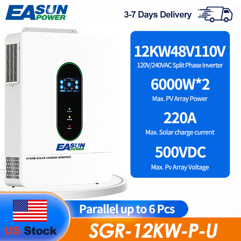 Flexible Solar Panel - EASUN US 12KW 12000W Split-Phase Solar