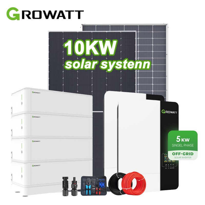 Solar Panel System 10Kw - Hybride zonne-energiesysteem 5kW 8kW 10kW 12kW