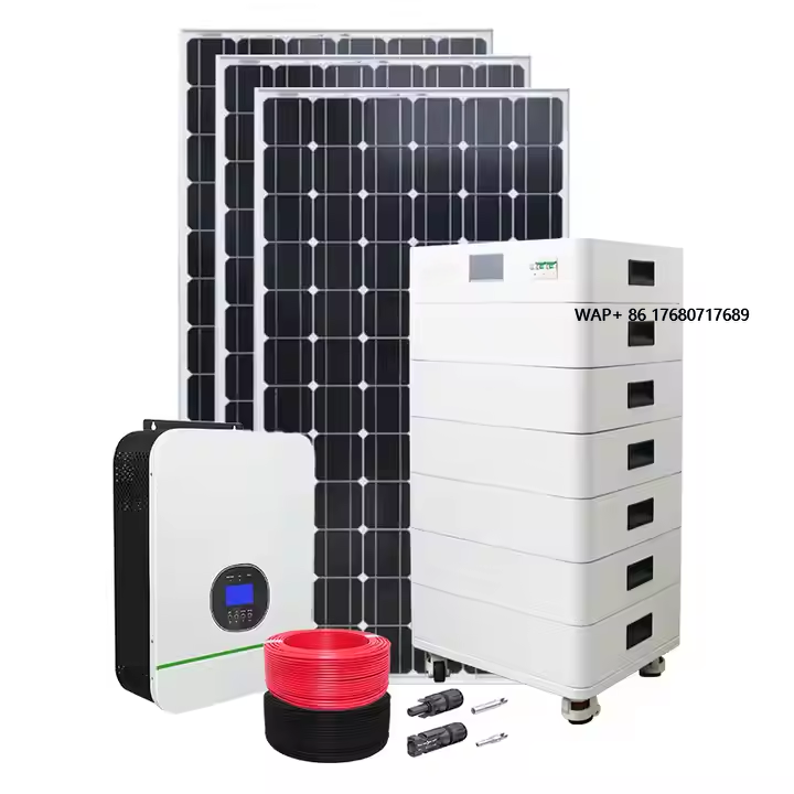 Zonnepanelen met accu en omvor - Solar Panel System 10Kw recensie en prijs