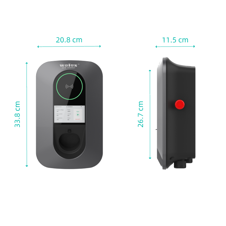 22kW AC Oplaadpaal voor thuisg - Ev Charger Wallbox recensie en prijs