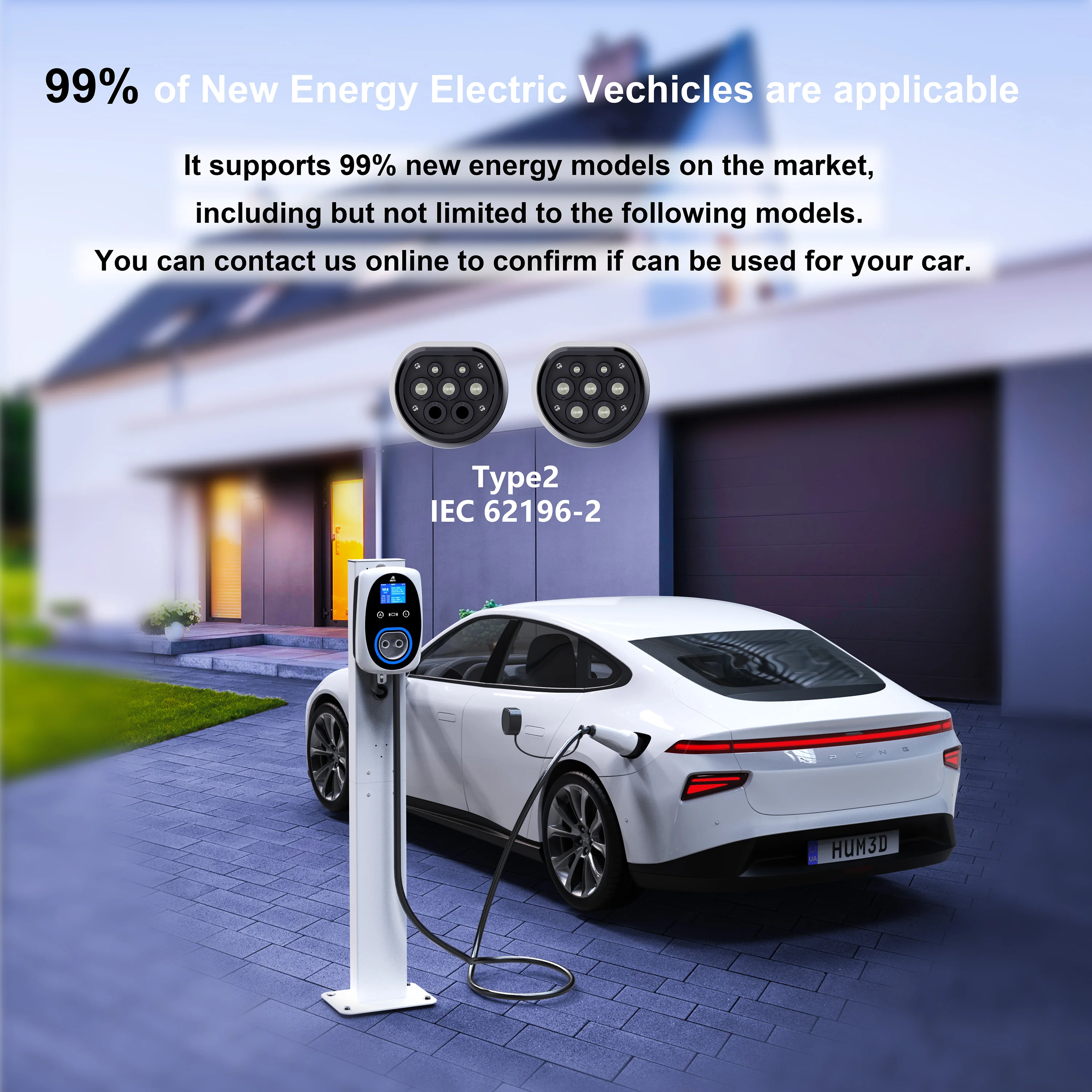GWUYU EV Charger 32A 7.6KW EVS - Ev Charger Wallbox recensie en prijs