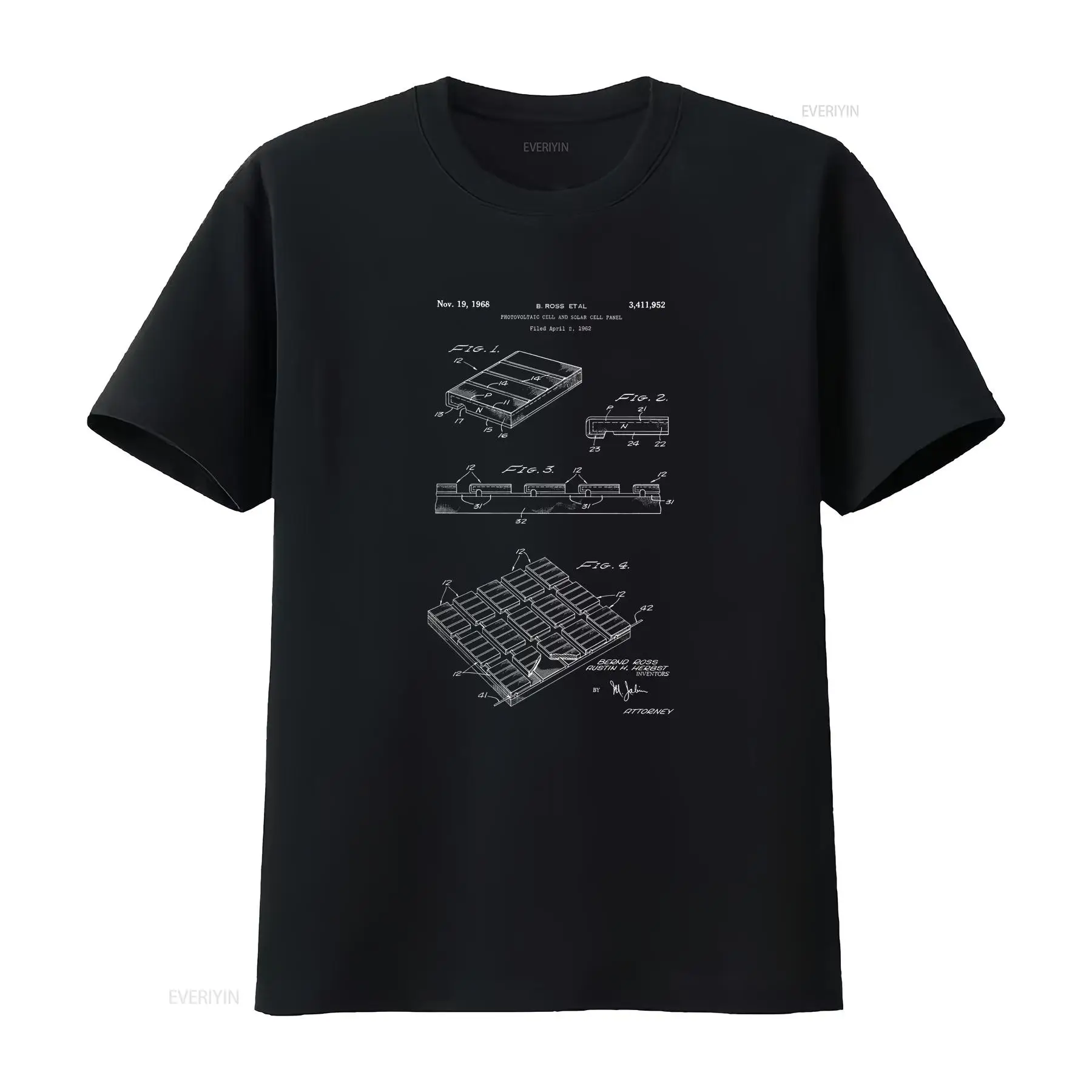 T-shirt met zonnepaneel Fotovo - Renewable Energy Graphics recensie en prijs
