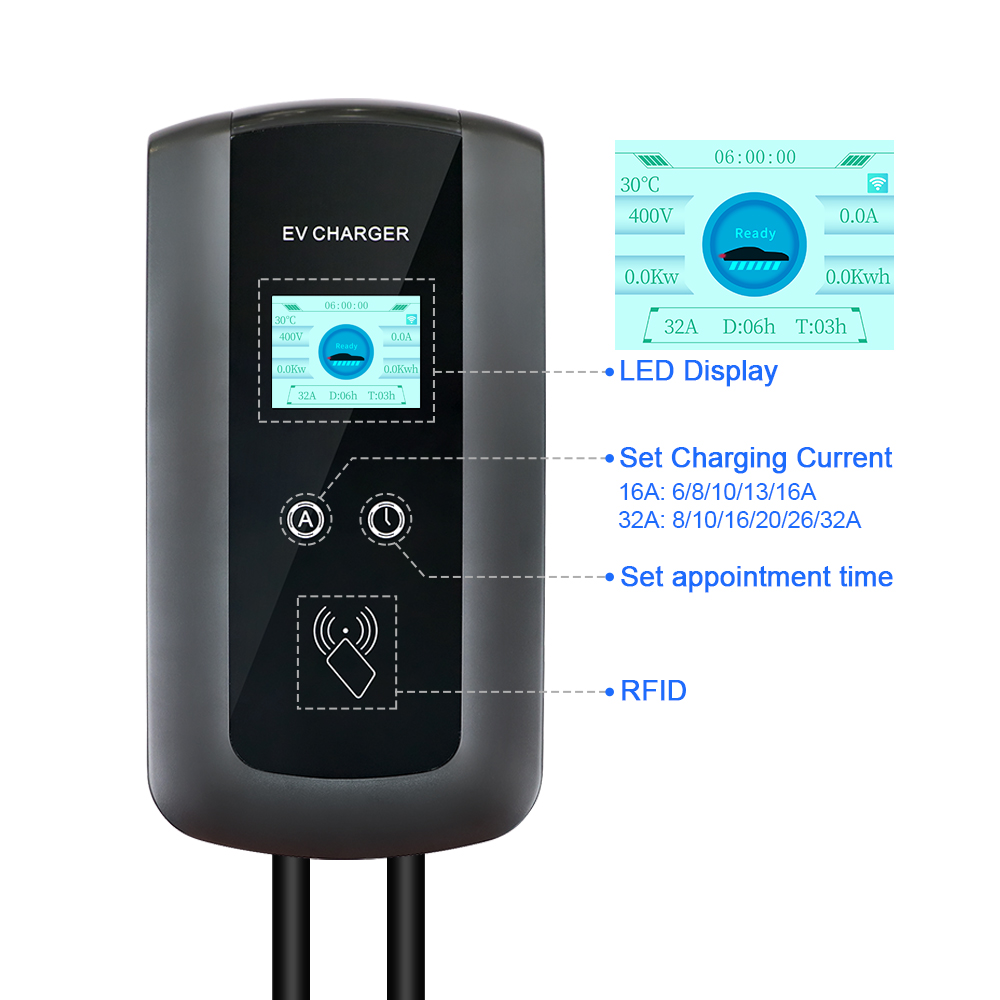 Kolanky 32A 7.2/22KW EV Laadst - Ev Charger Wallbox recensie en prijs