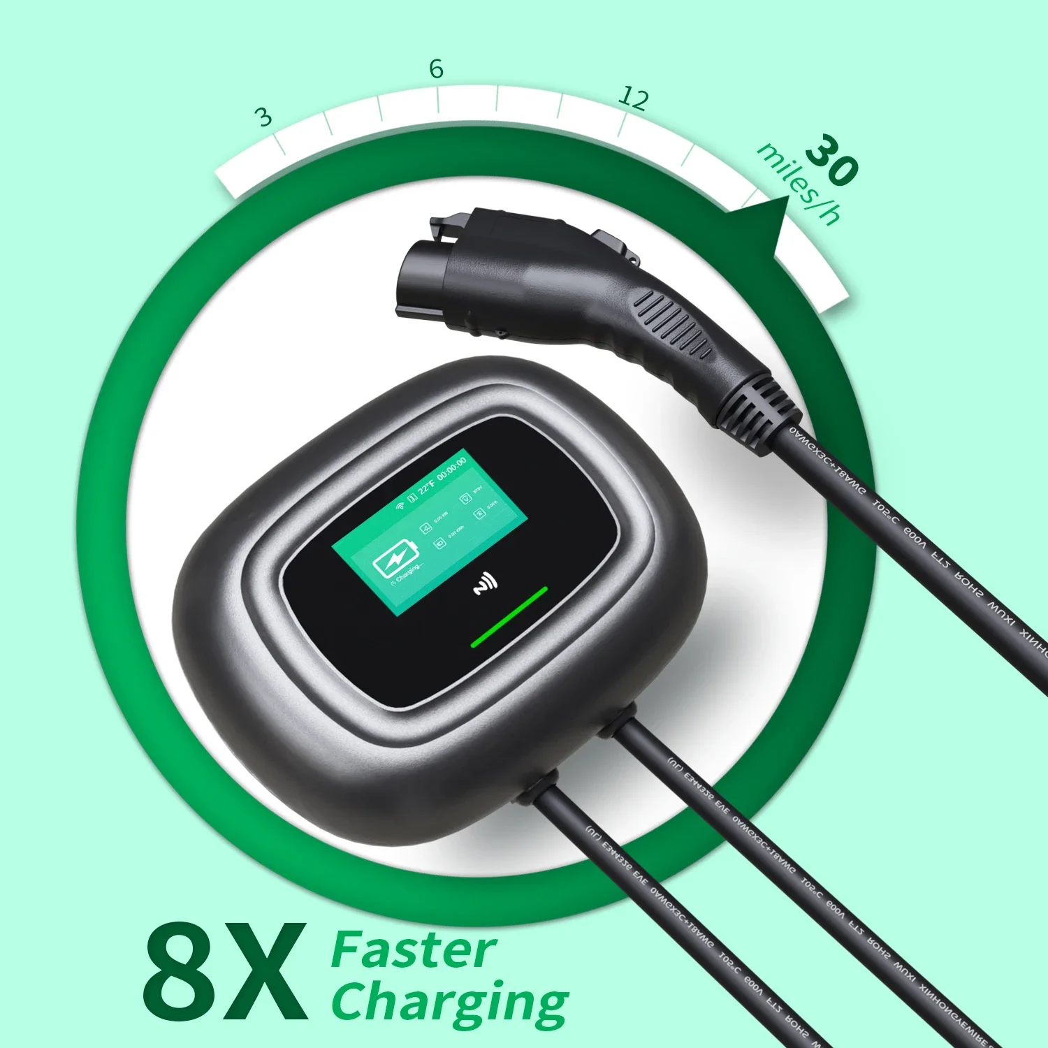 NIEUWE Khons Wandgemonteerde E - Ev Charger Wallbox recensie en prijs