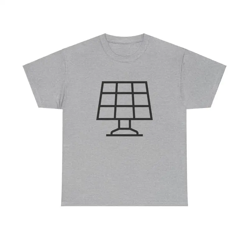 Eenvoudig T-shirt met zonnepan - Renewable Energy Graphics recensie en prijs