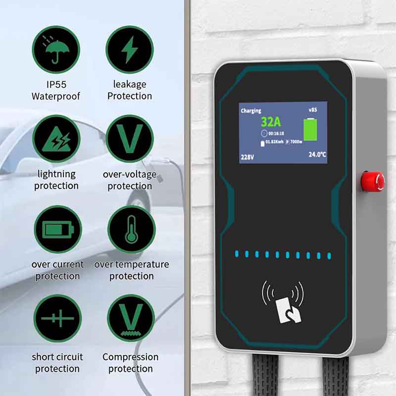 WUFEN EVSE Wallbox EV-autolade - Ev Charger Wallbox recensie en prijs