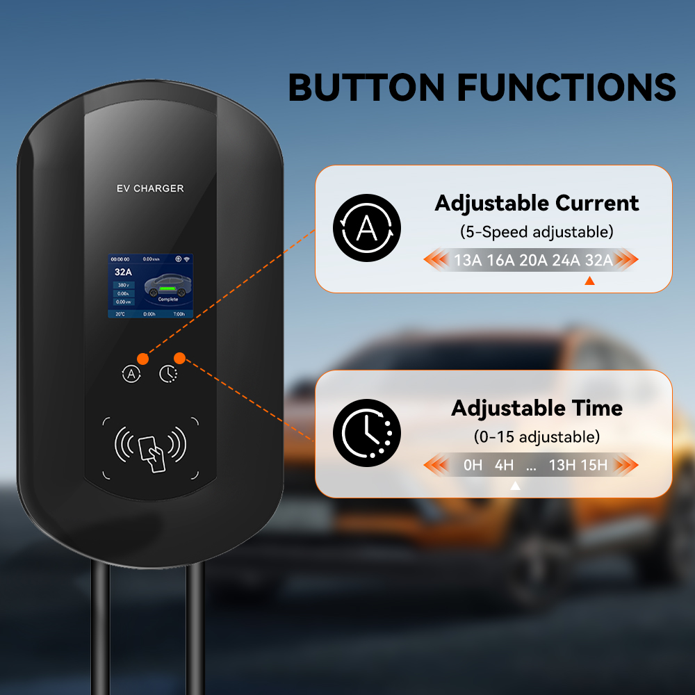 IPENGEN 32A/40A/50A EV-laadsta - Ev Charger Wallbox recensie en prijs